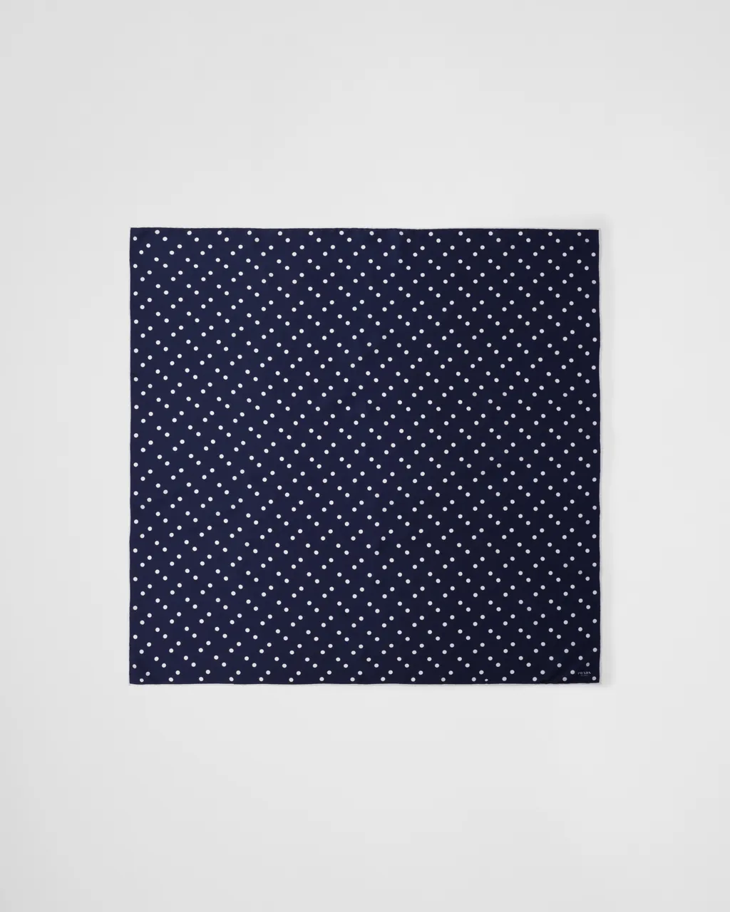Printed Silk Twill Scarf 90X90