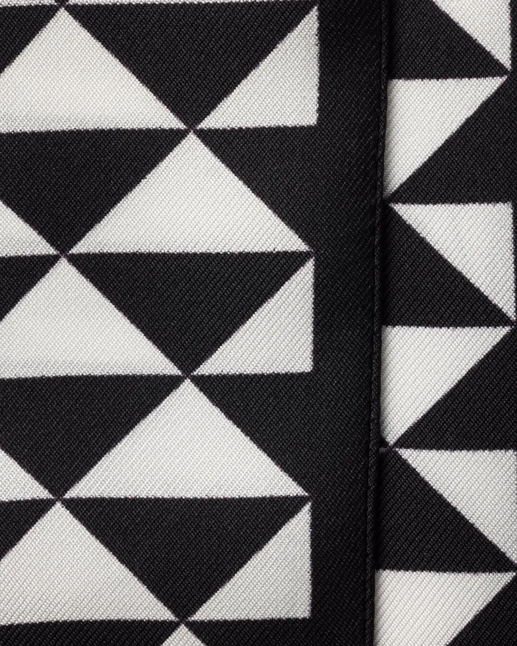 Printed Silk Twill Skinny Scarf