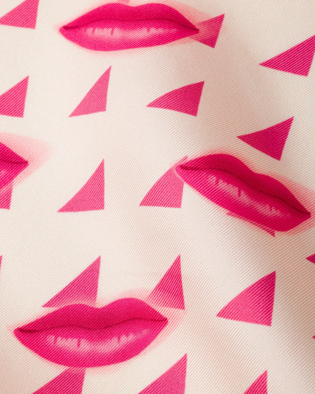 Printed Silk Twill Scarf 55X55