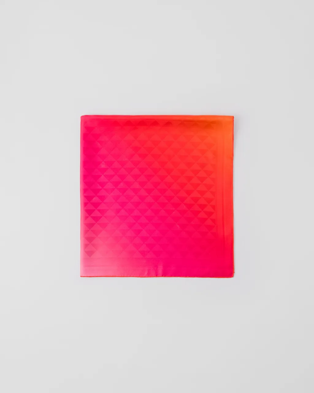 Printed Silk Twill Scarf 90X90