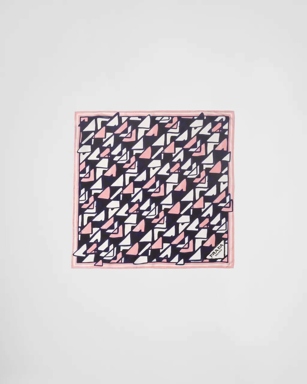 Printed Silk Twill Scarf 55X55