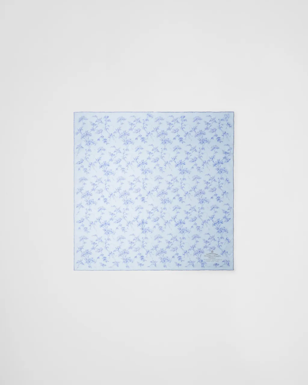 Printed Silk Twill Scarf 90X90