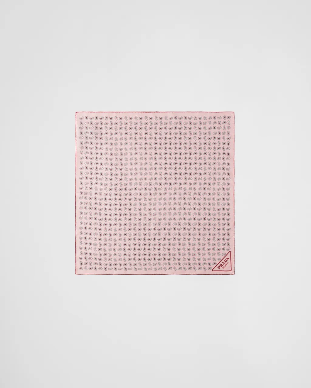 Printed Silk Twill Scarf 55X55