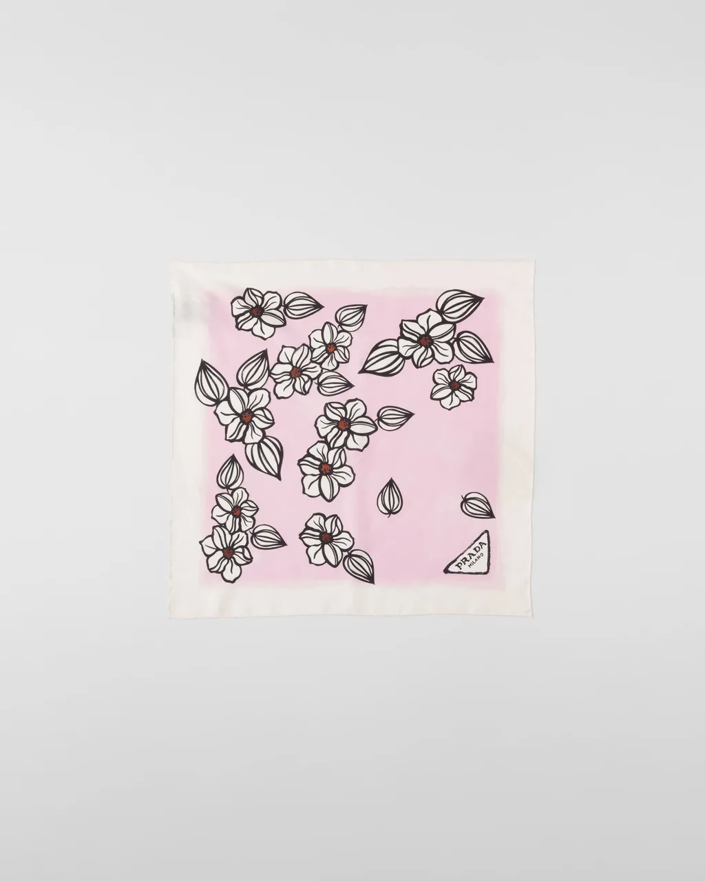 Printed Twill Scarf 55X55