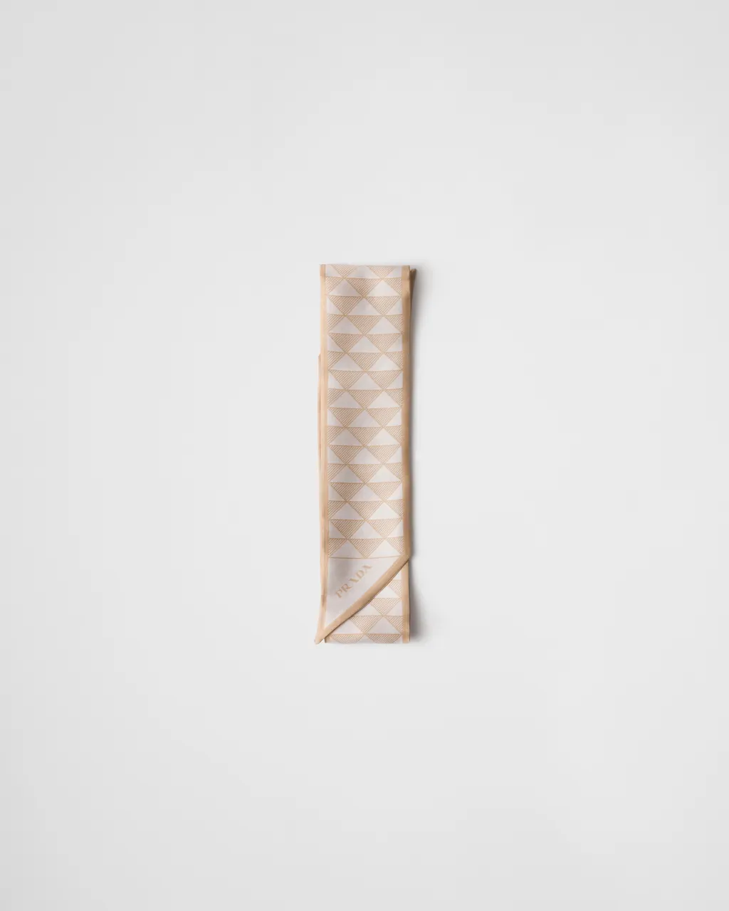 Printed Silk Skinny Scarf