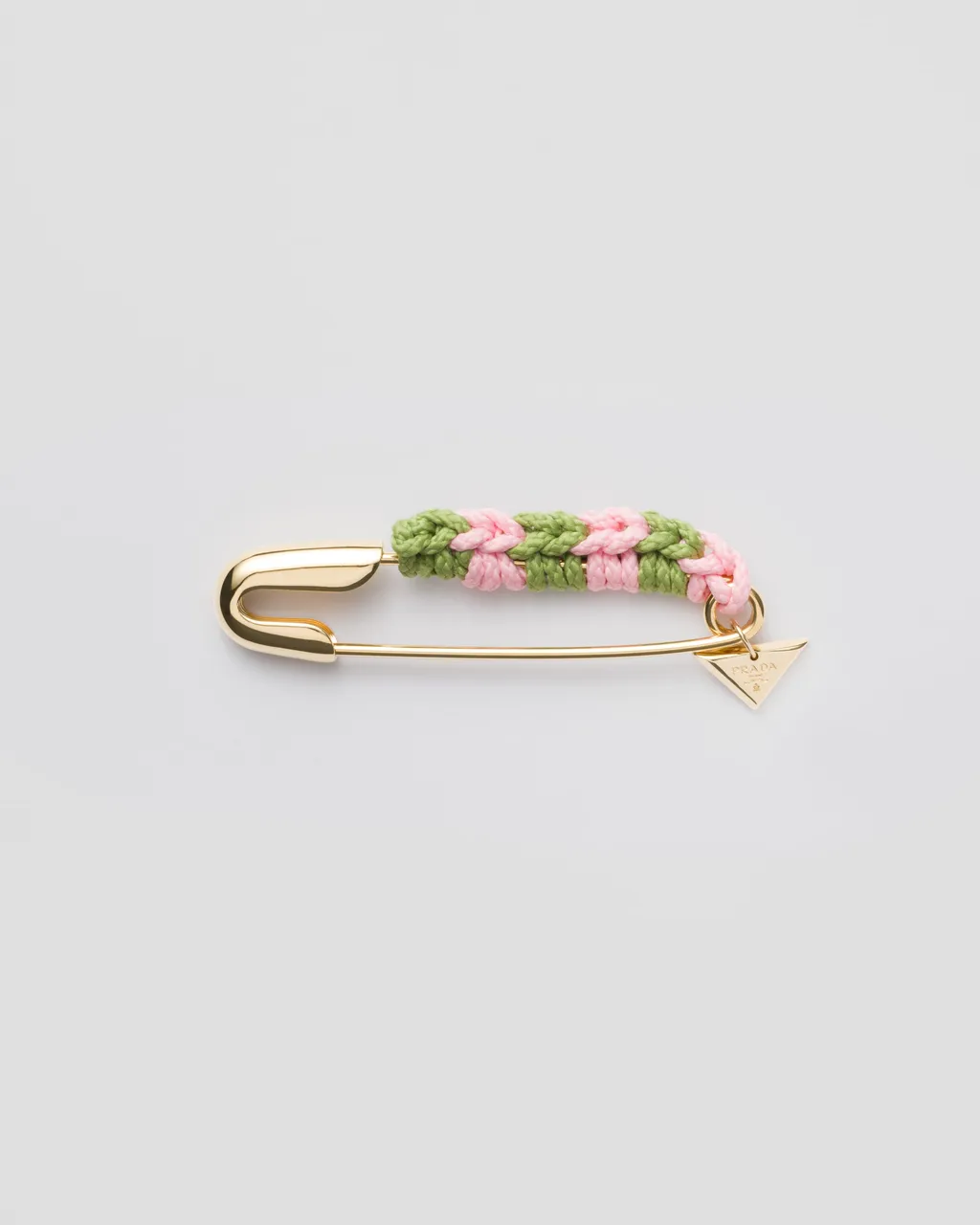 Metal Safety Pin Brooch