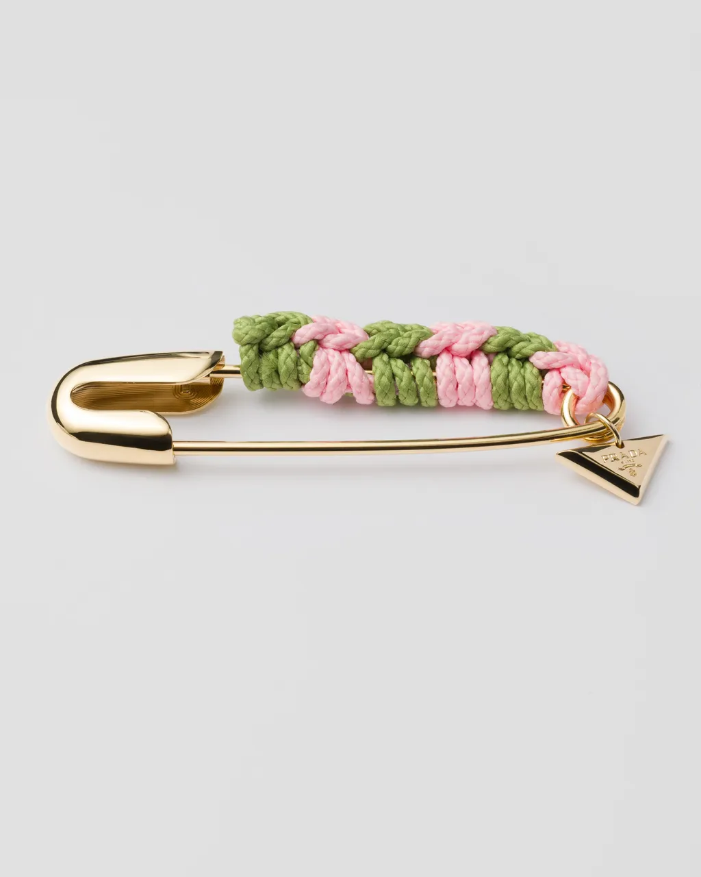 Metal Safety Pin Brooch