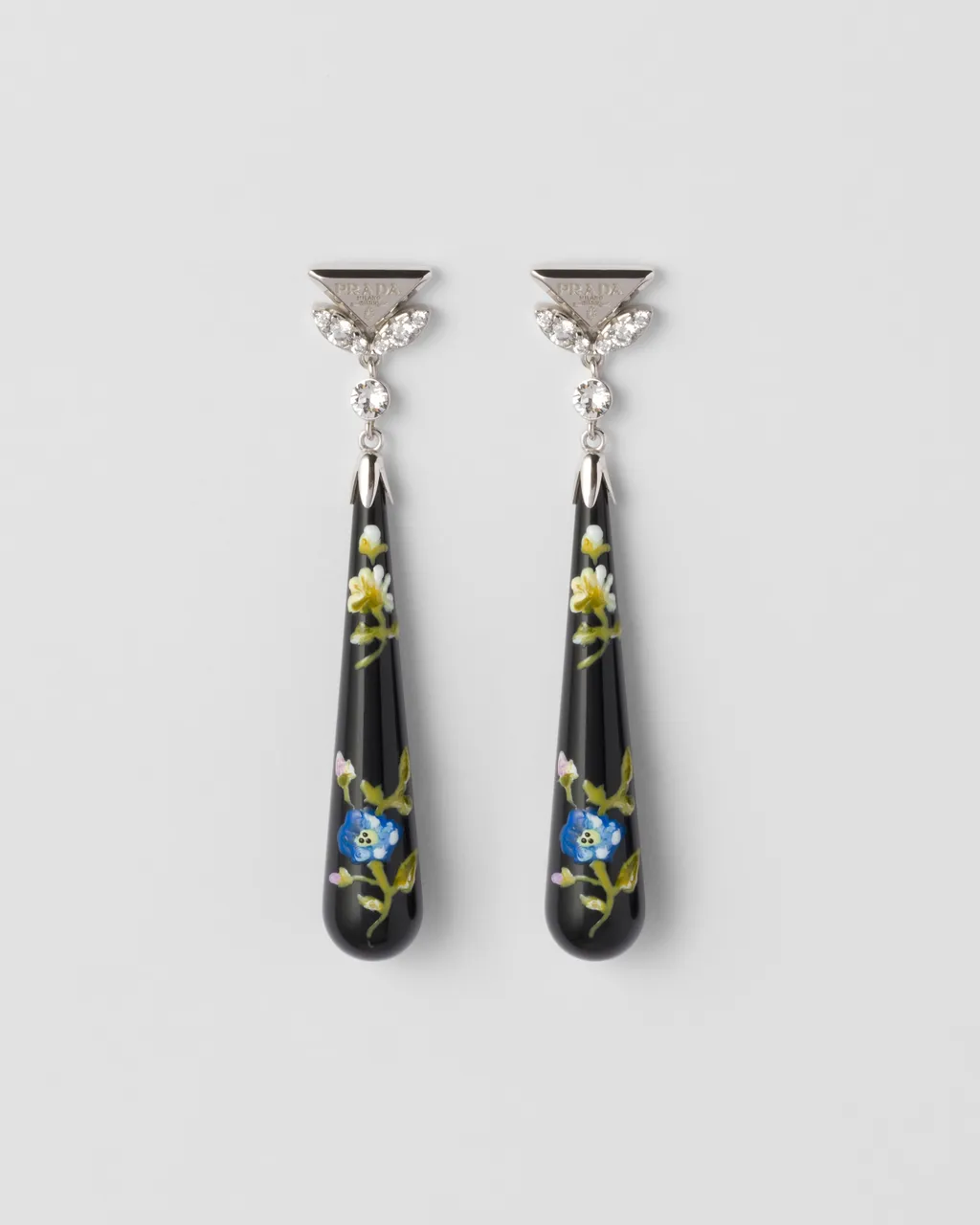 Plexiglas And Metal Earrings