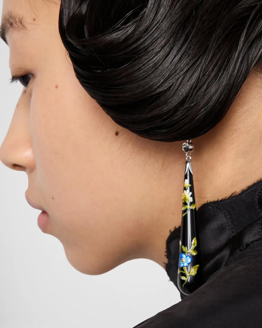 Plexiglas And Metal Earrings