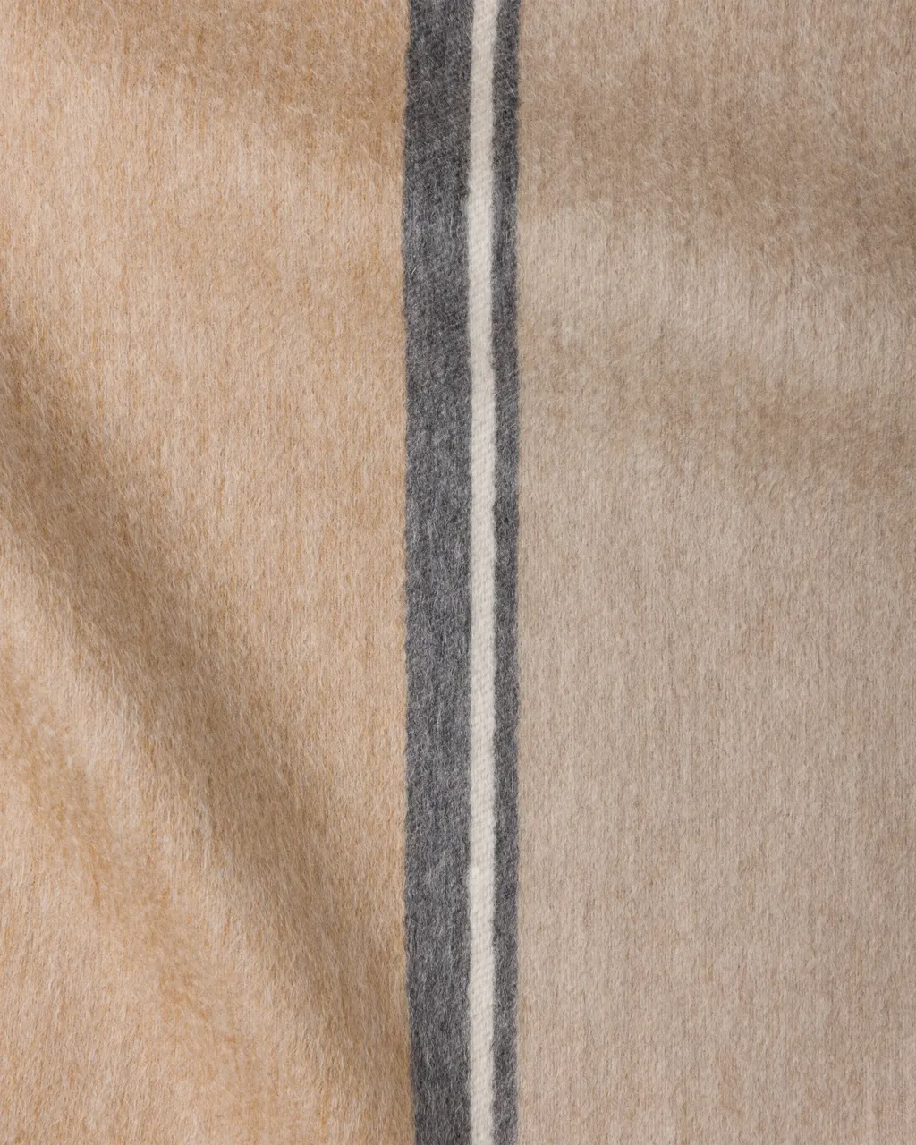 Two-Tone Cashmere And Wool Throw