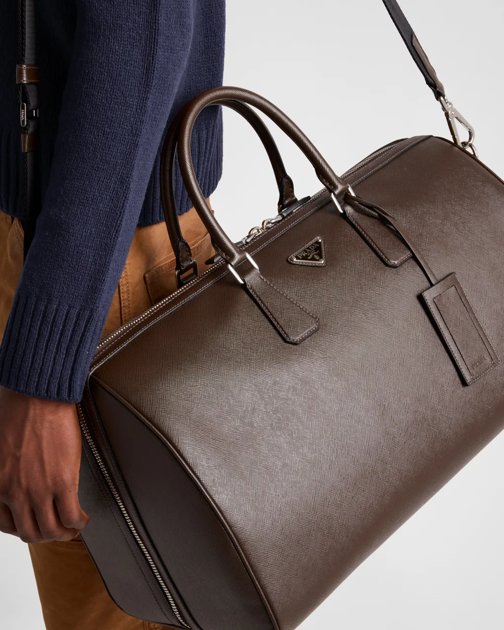 Saffiano Leather Travel Bag