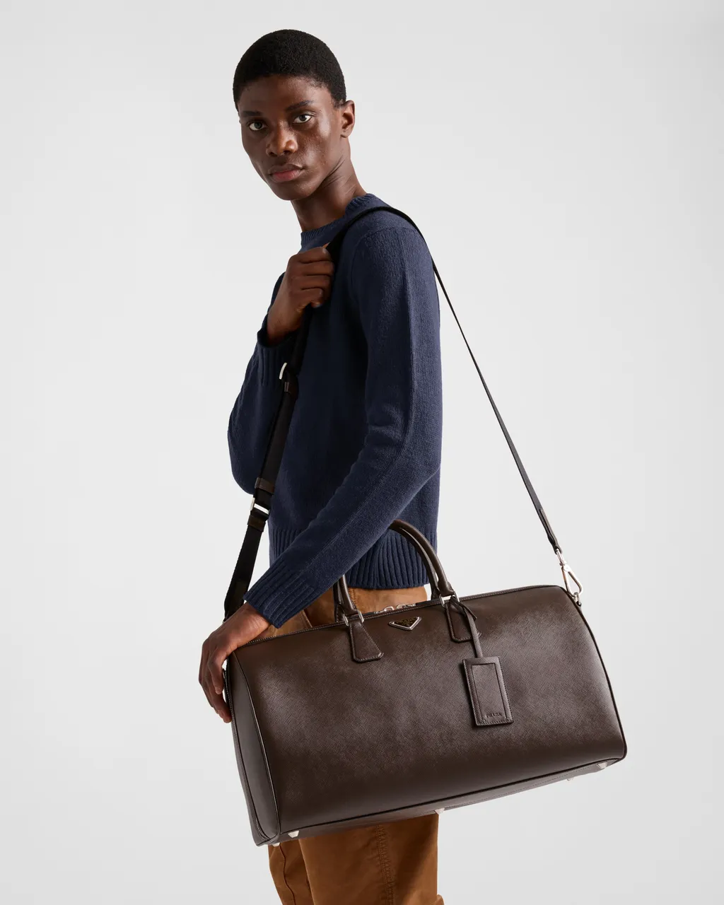 Saffiano Leather Travel Bag
