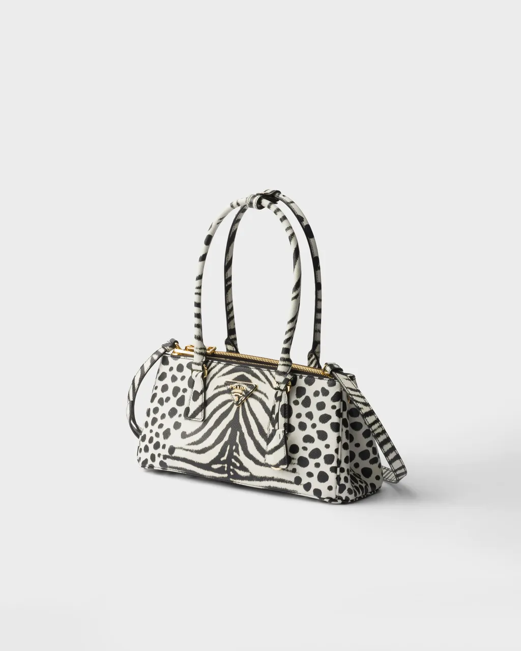 Prada Galleria Medium Printed Saffiano Leather Bag