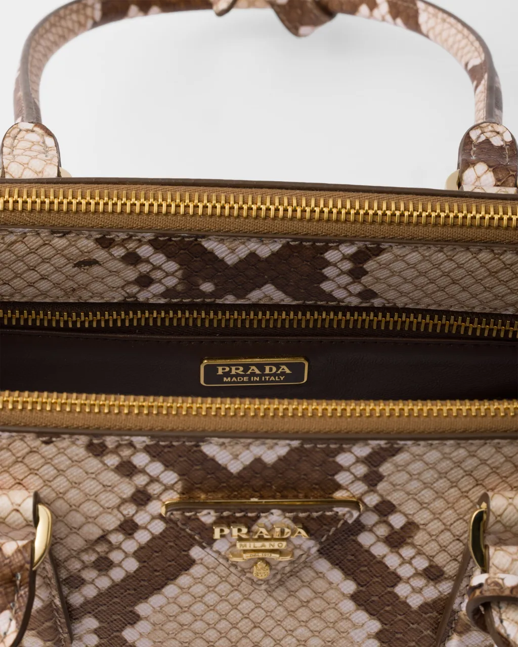 Prada Galleria Medium Printed Saffiano Leather Bag