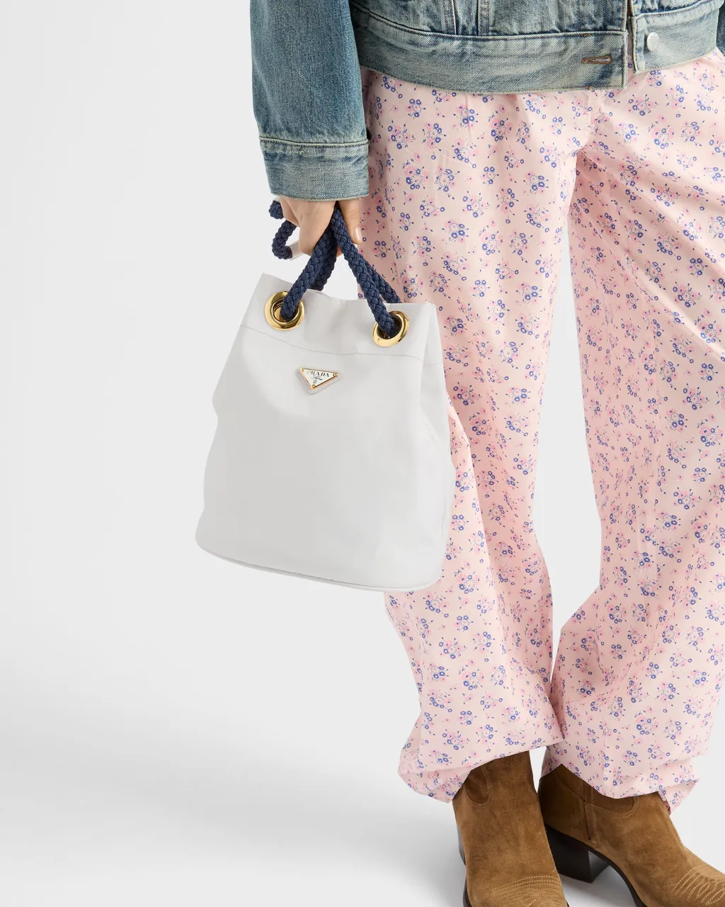 Prada Mariner Re-Nylon Small Bucket Bag