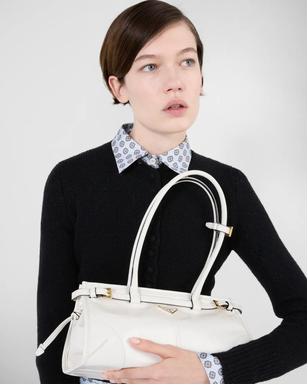 Prada Bonnie Medium Leather Handbag