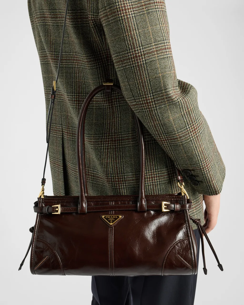 Prada Bonnie Medium Leather Handbag