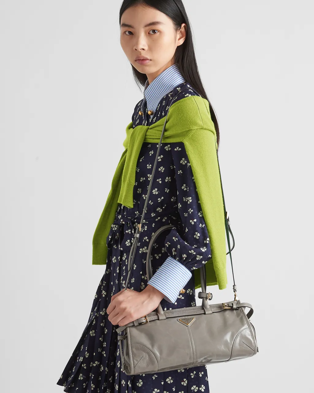 Prada Bonnie Medium Leather Handbag