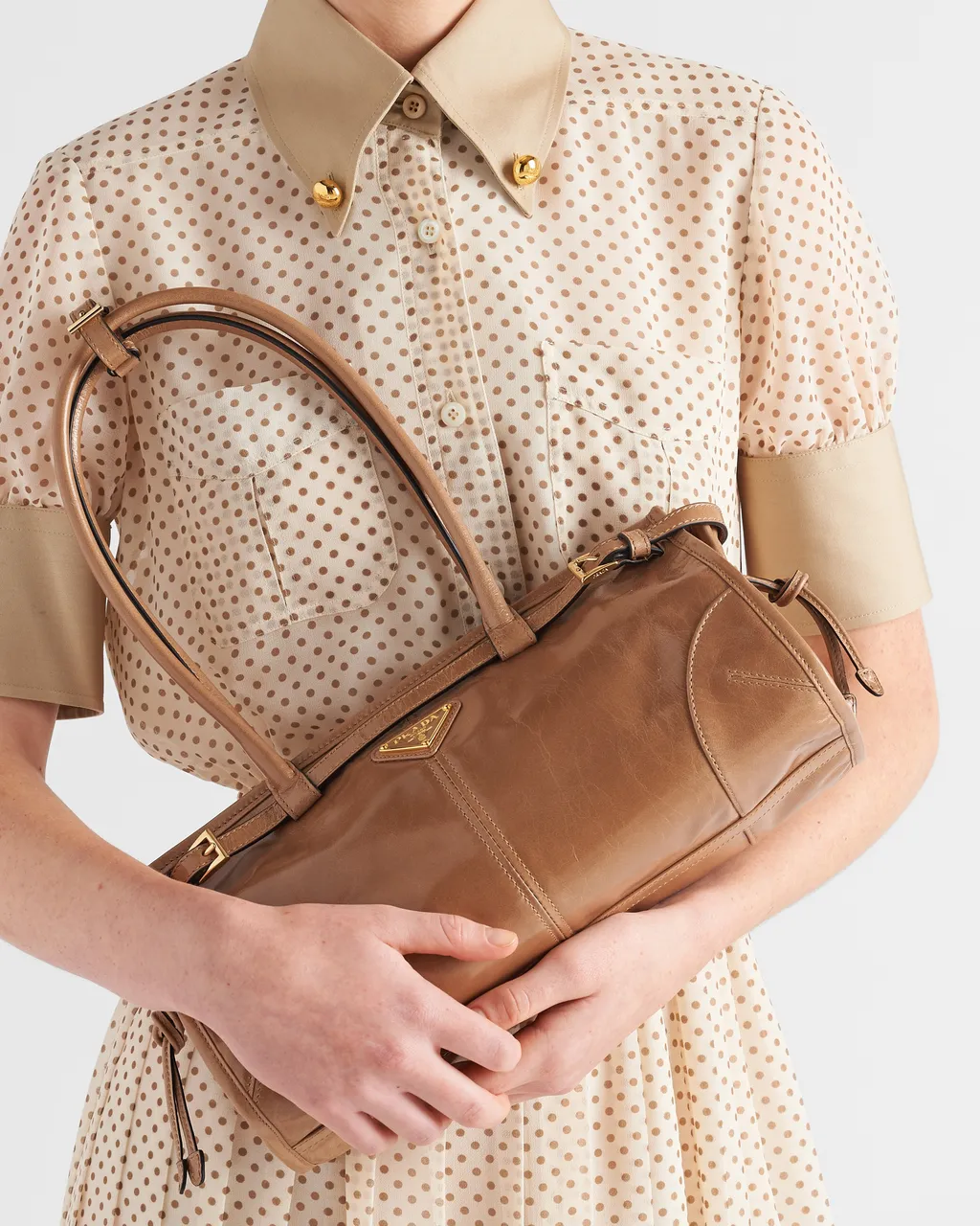 Prada Bonnie Medium Leather Handbag