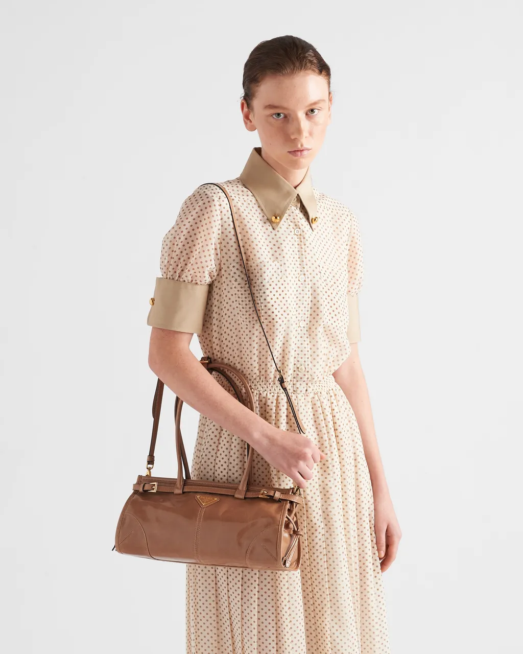 Prada Bonnie Medium Leather Handbag