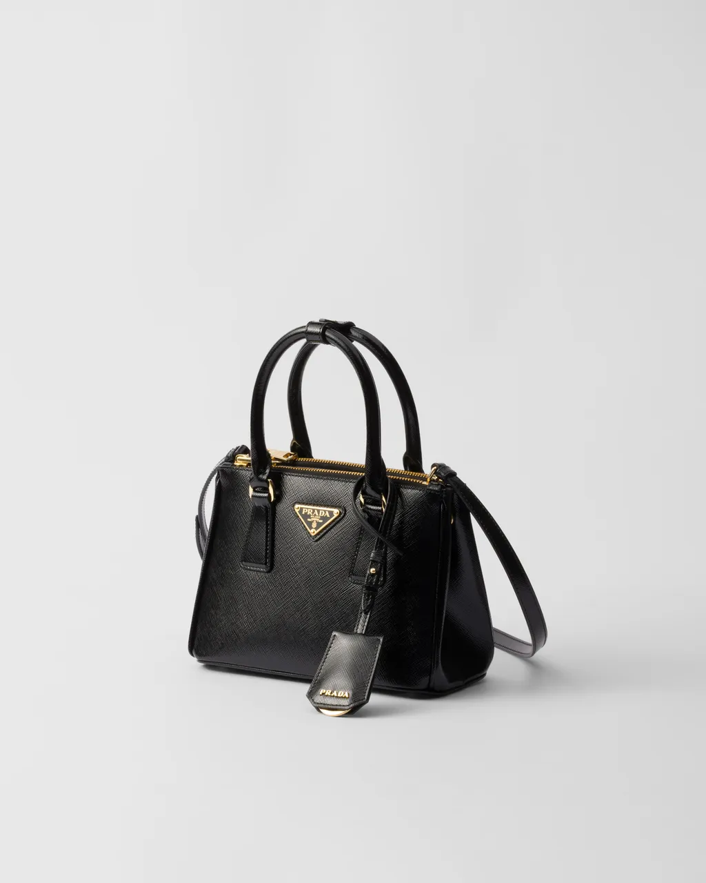 Prada Galleria Patent Saffiano Mini-Bag