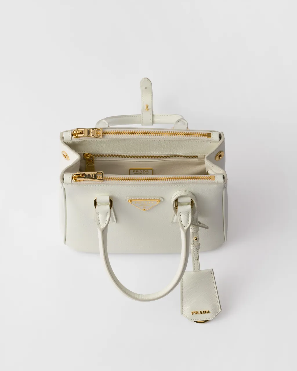 Prada Galleria Patent Saffiano Mini-Bag