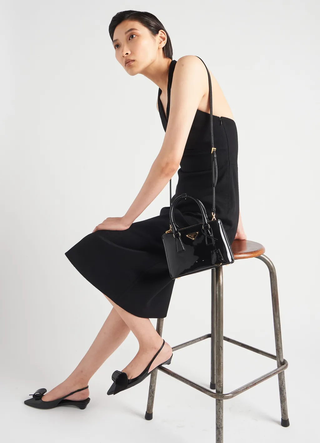 Prada Galleria Patent Leather Mini Bag