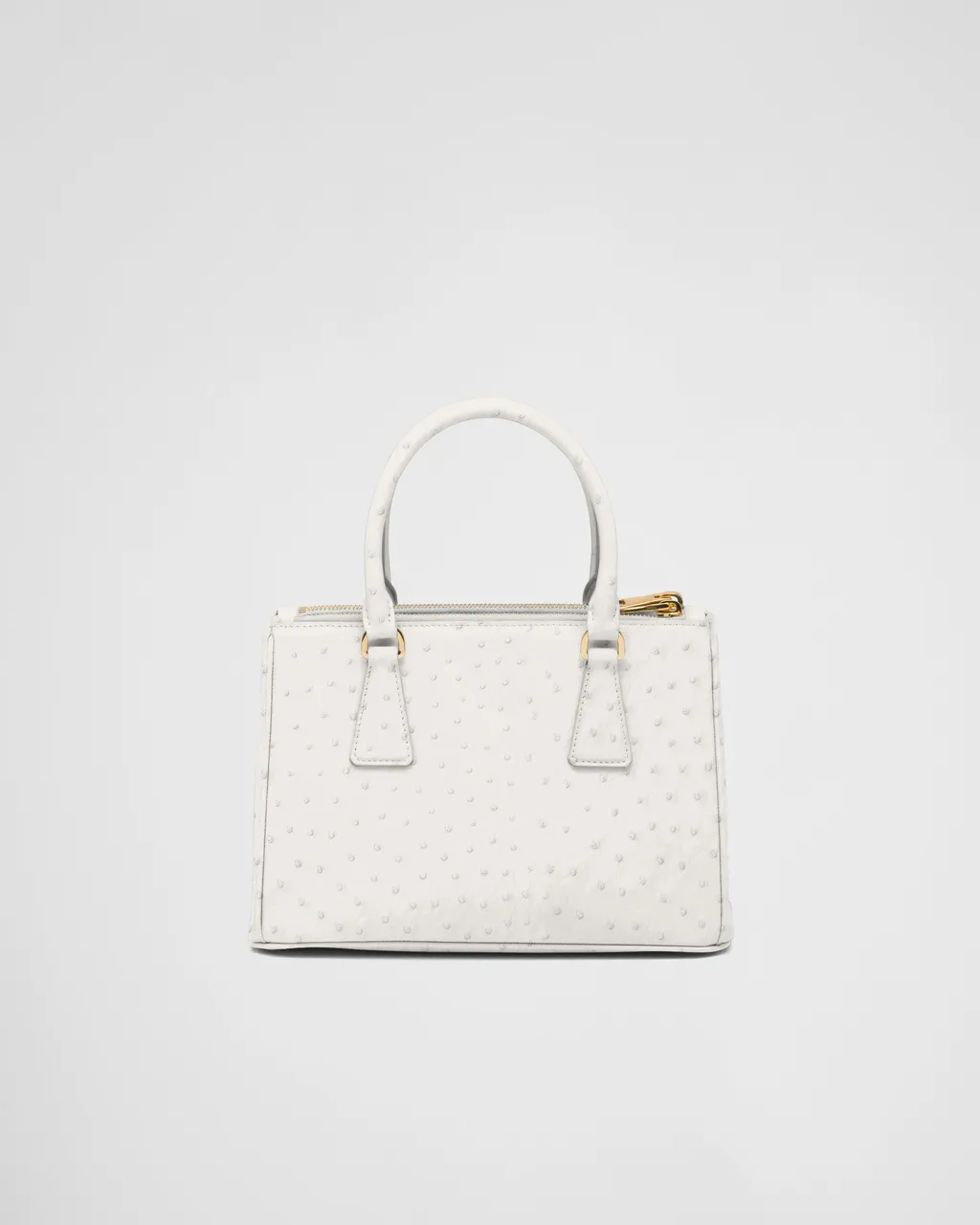 Small Prada Galleria Ostrich Leather Bag