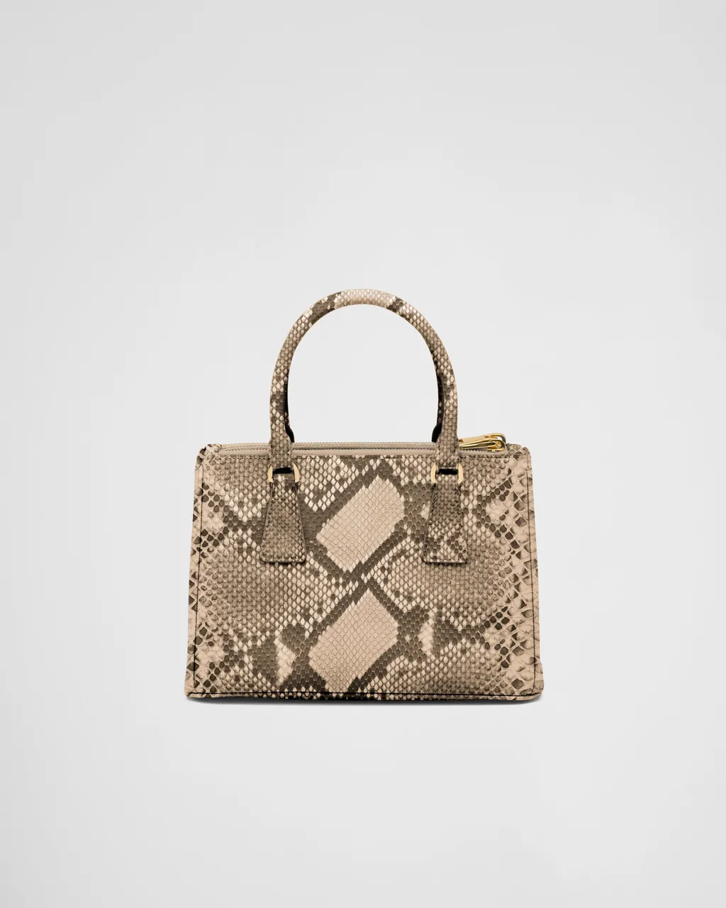 Small Prada Galleria Python Leather Bag