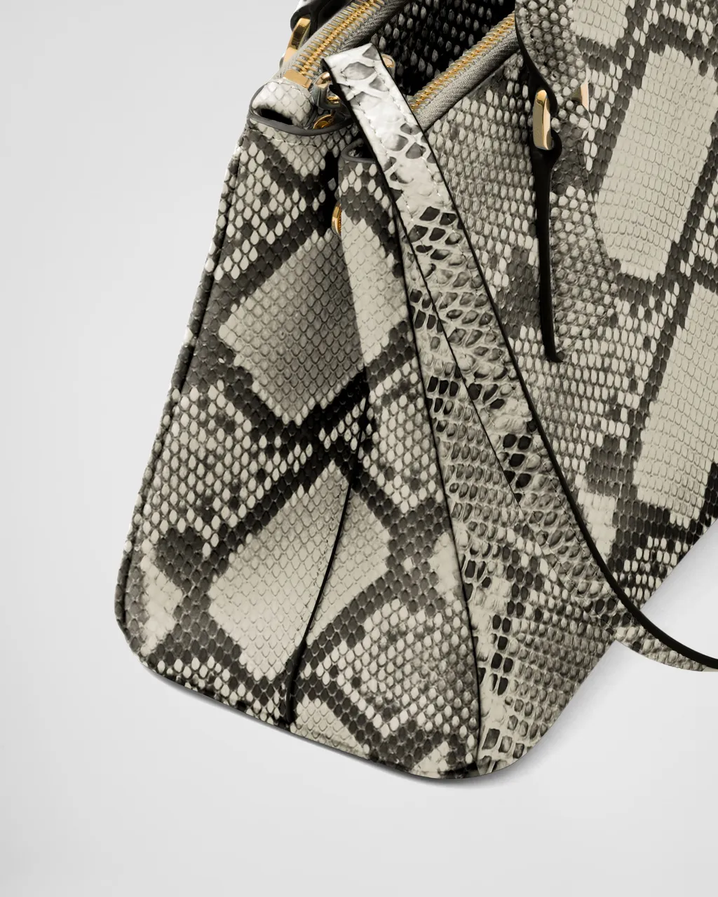 Small Prada Galleria Python Leather Bag