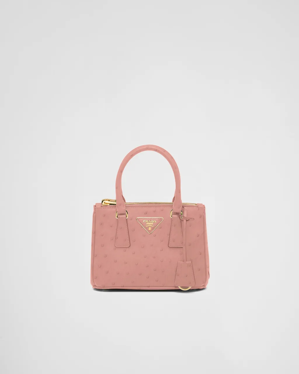 Prada Galleria Ostrich Leather Mini-Bag