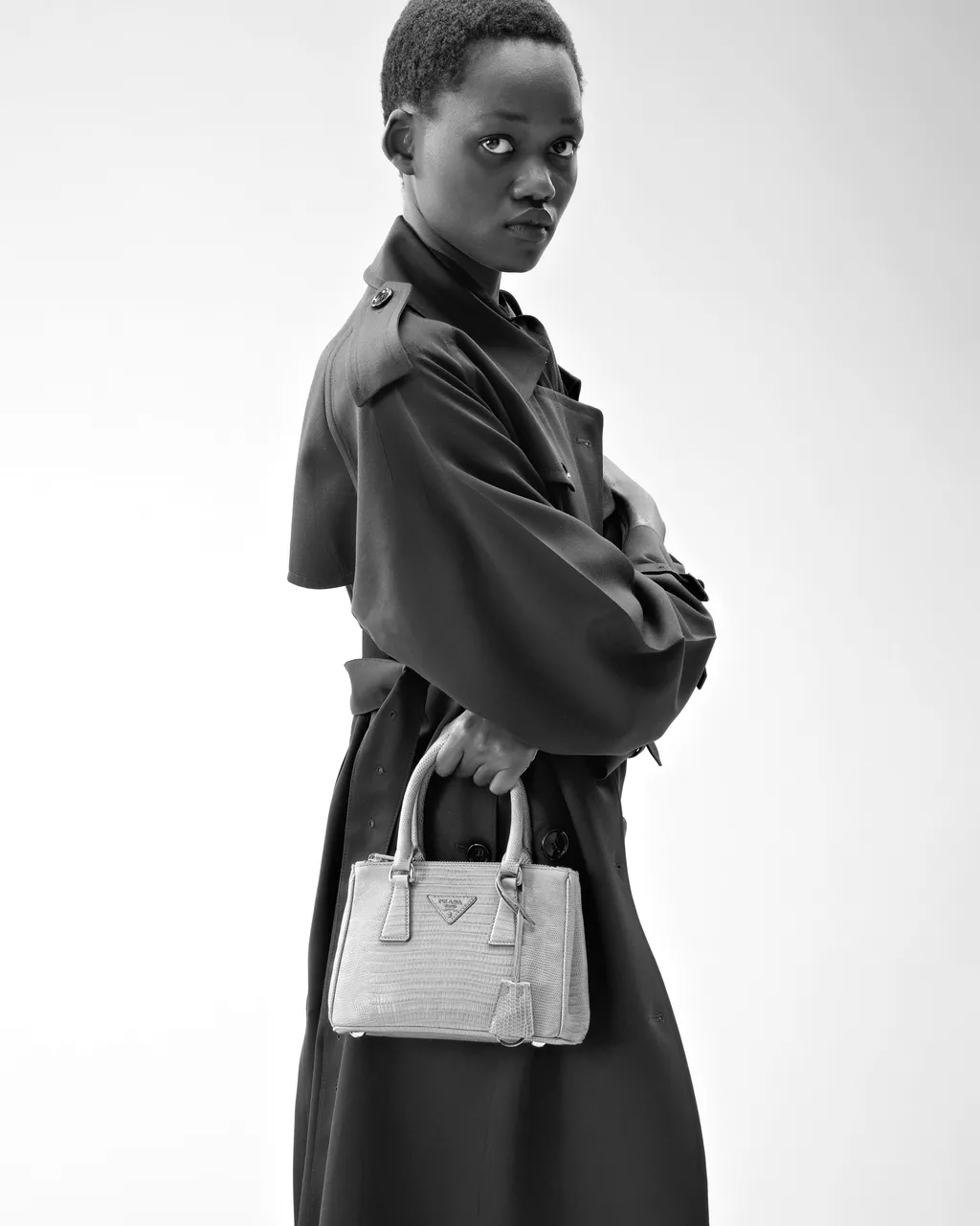 Prada Galleria Lizard Skin Mini-Bag