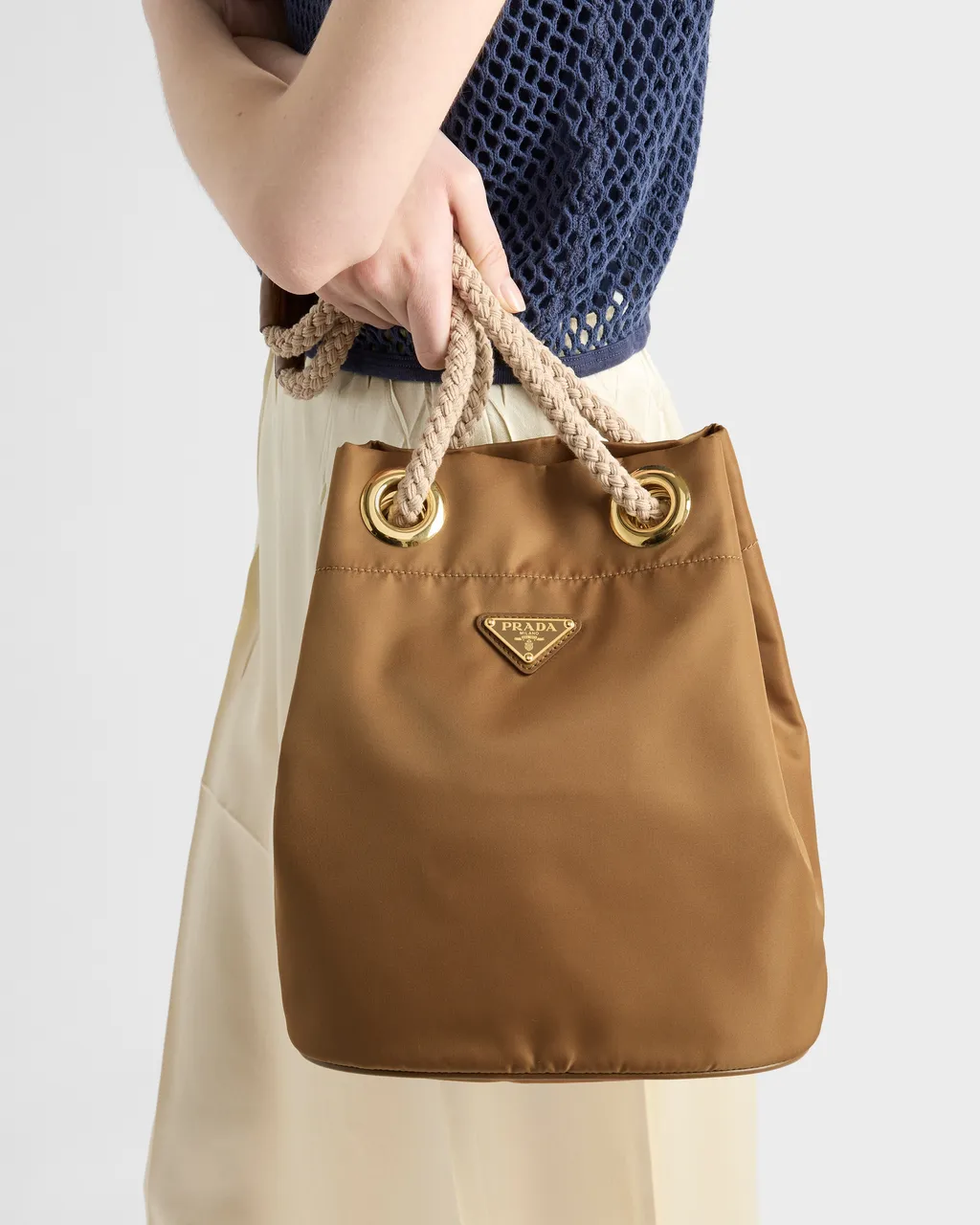 Prada Mariner Re-Nylon Small Bucket Bag