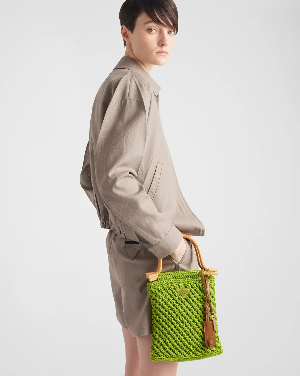 Cotton Crochet Mini-Handbag