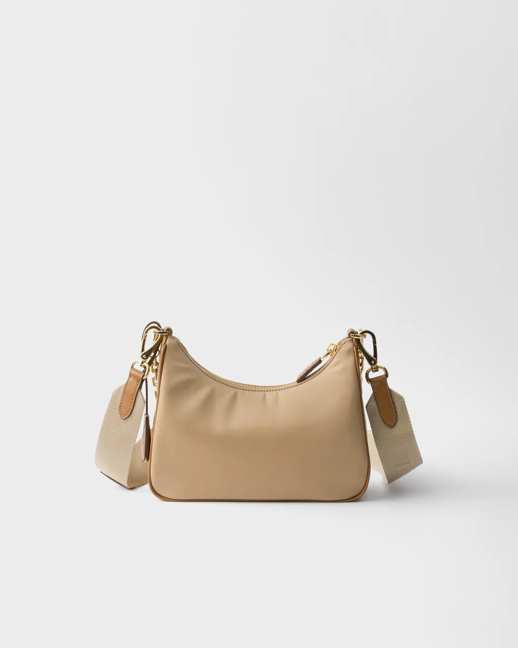 Prada Re-Edition 2005 Re-Nylon And Saffiano Leather Bag With Charm