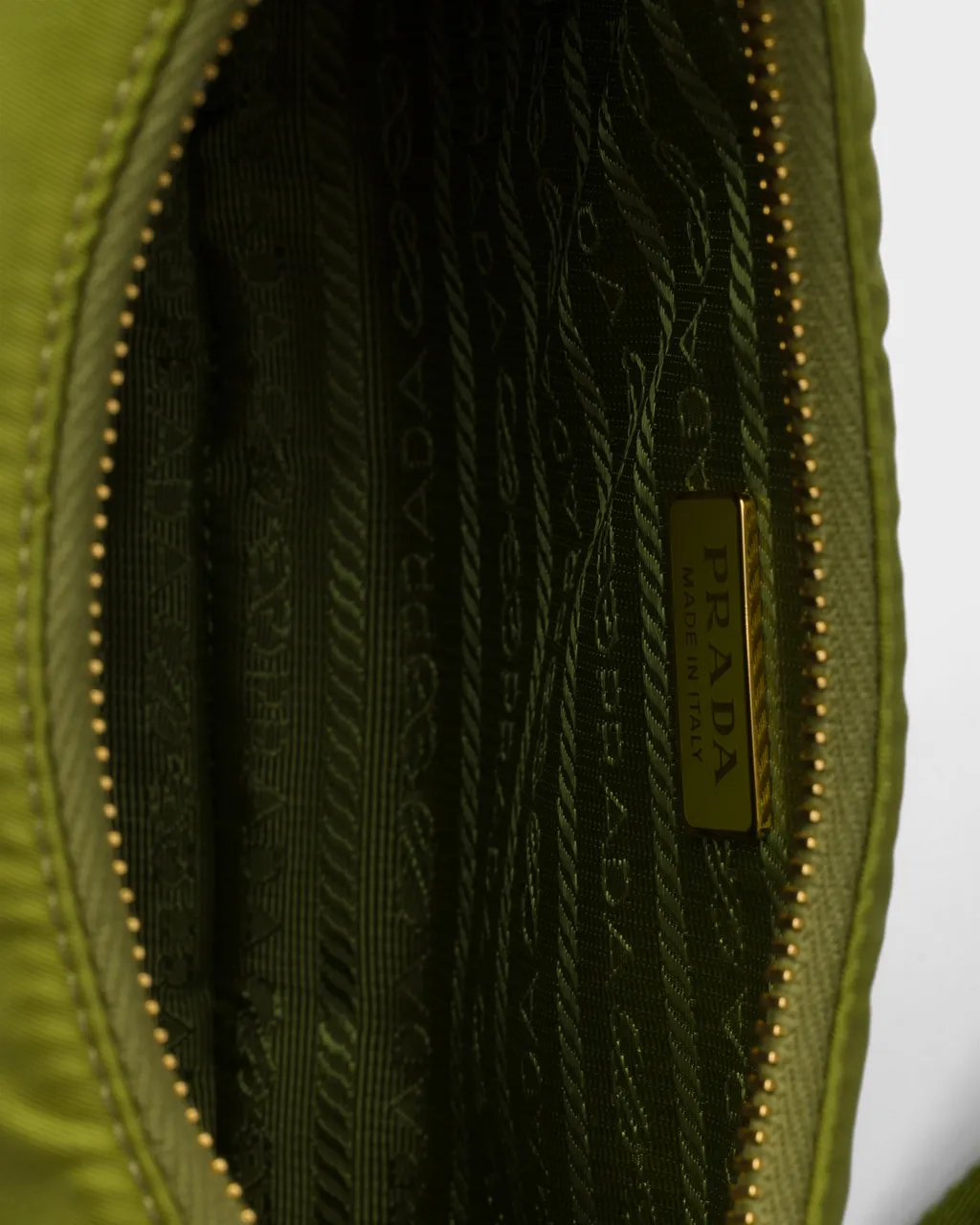 Prada Re-Edition 2005 Re-Nylon And Saffiano Leather Bag With Charm