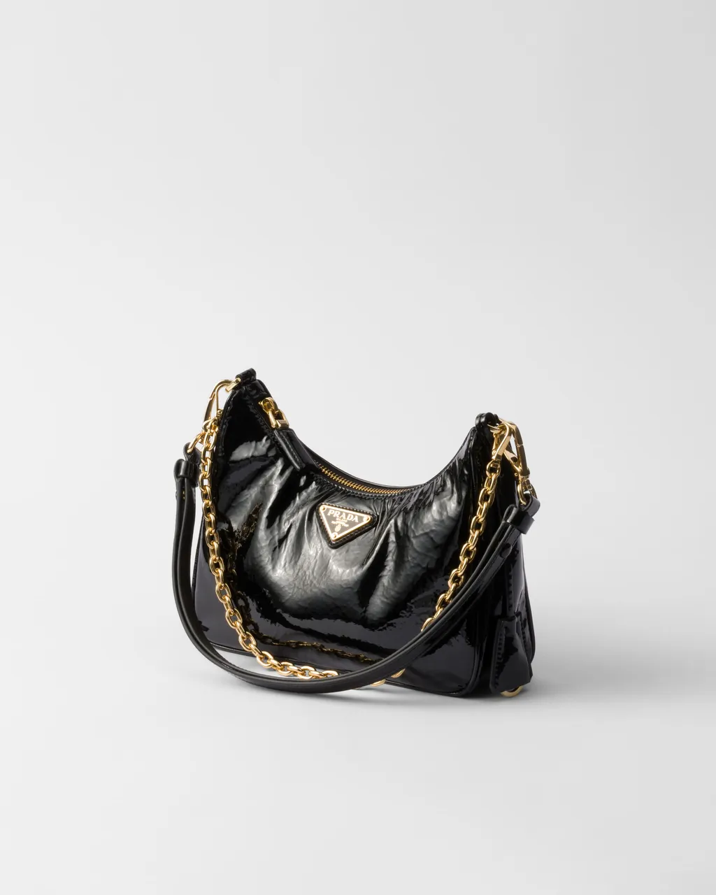 Prada Re-Edition Naplak Patent Leather Mini-Bag