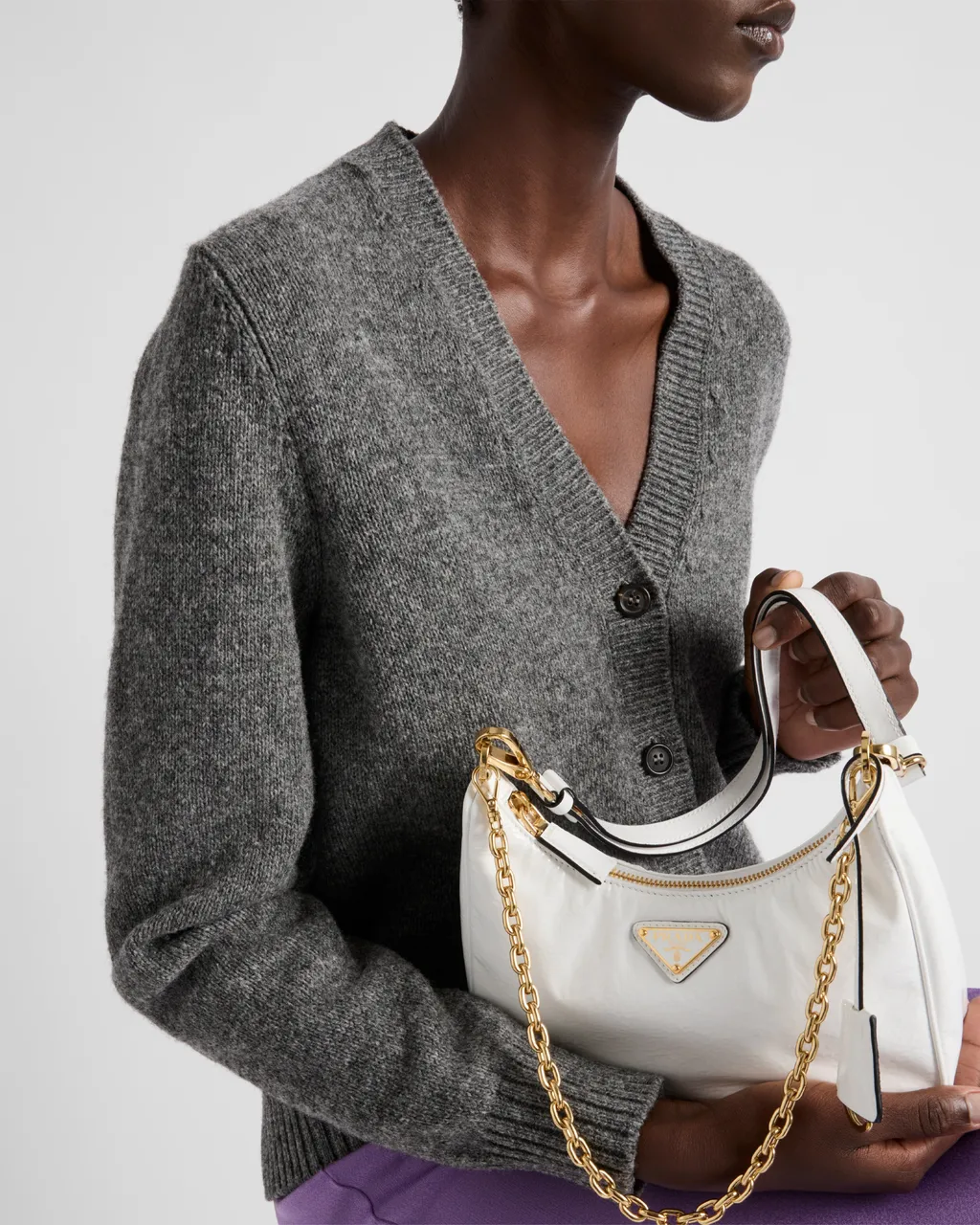 Prada Re-Edition Naplak Patent Leather Mini-Bag