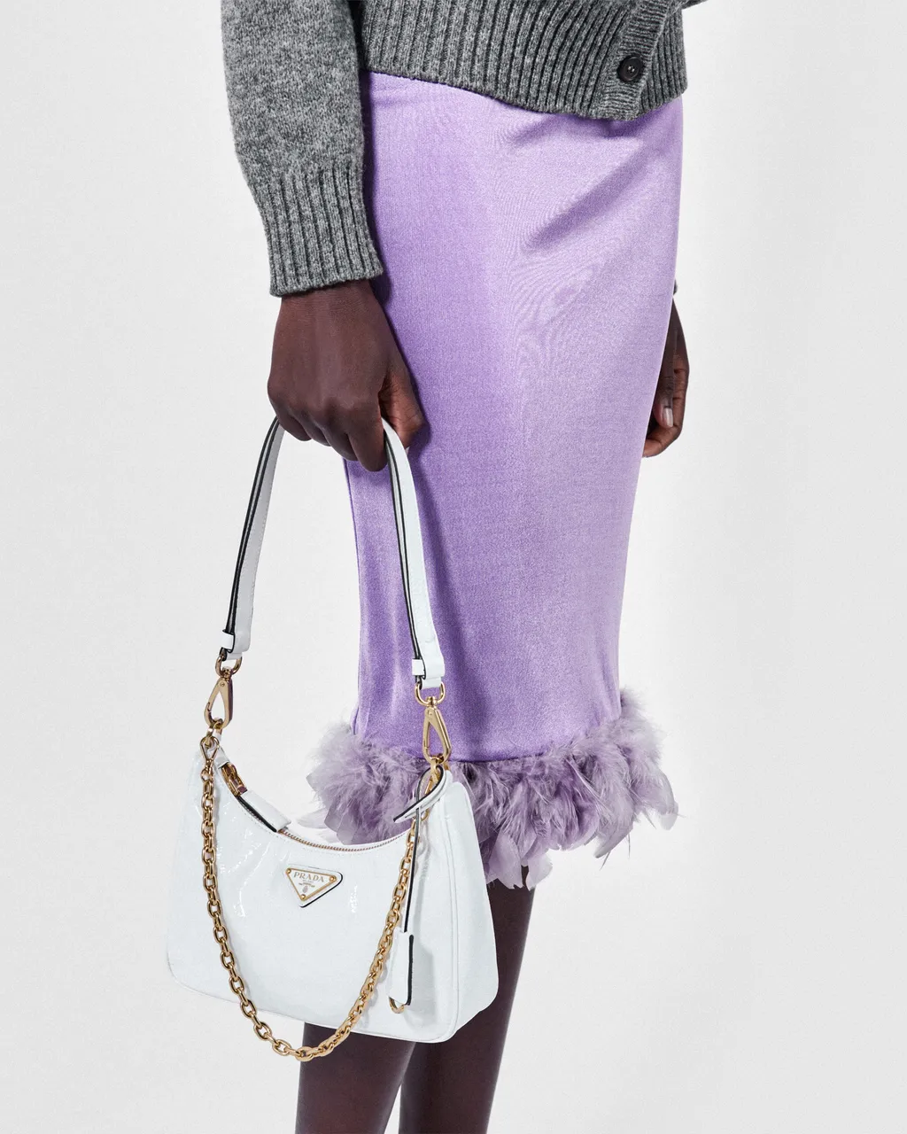Prada Re-Edition Naplak Patent Leather Mini-Bag