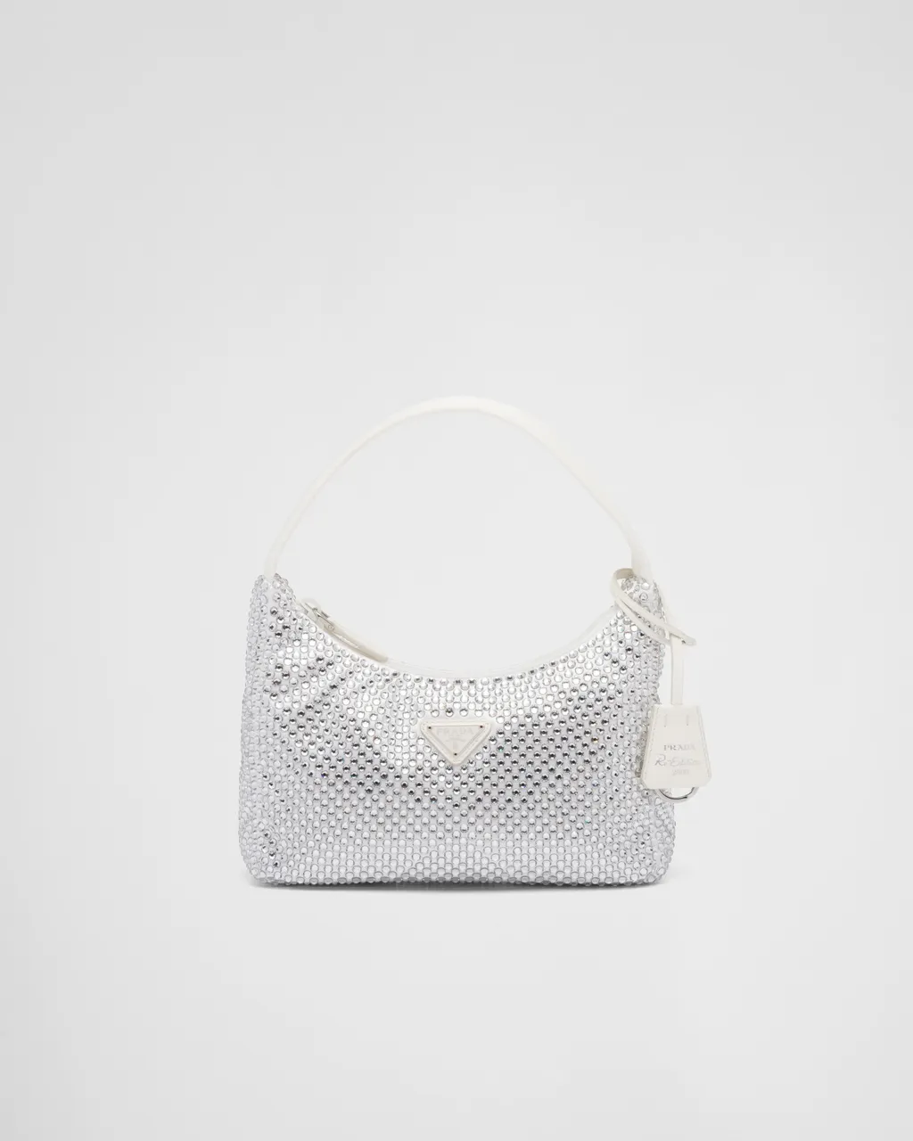 Prada Re-Edition Satin Mini-Bag With Crystals
