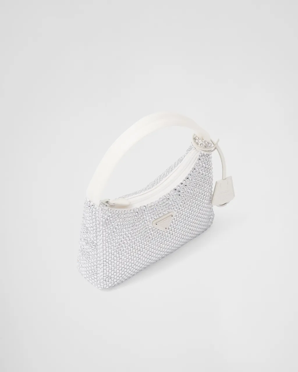 Prada Re-Edition Satin Mini-Bag With Crystals