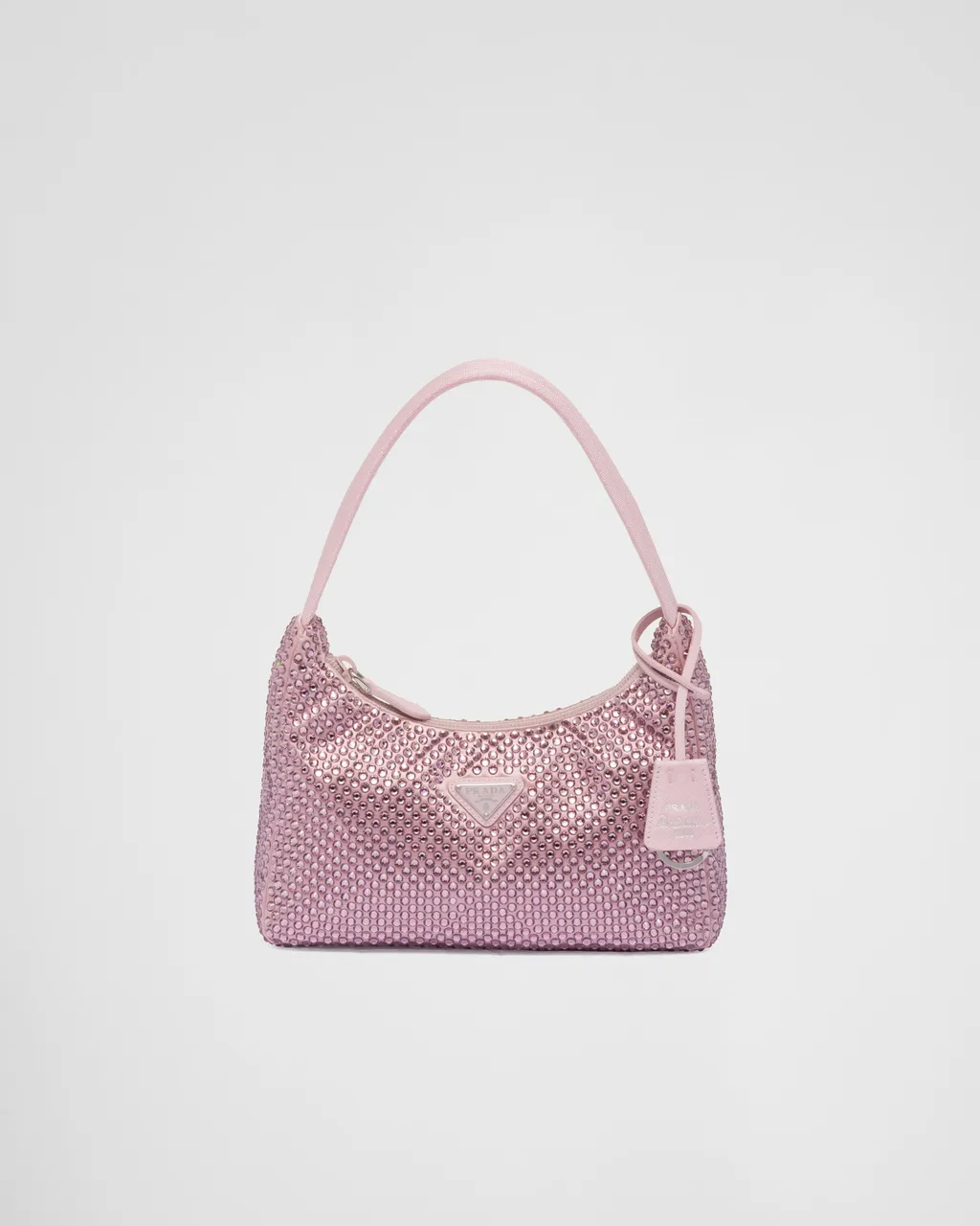 Prada Re-Edition Satin Mini-Bag With Crystals