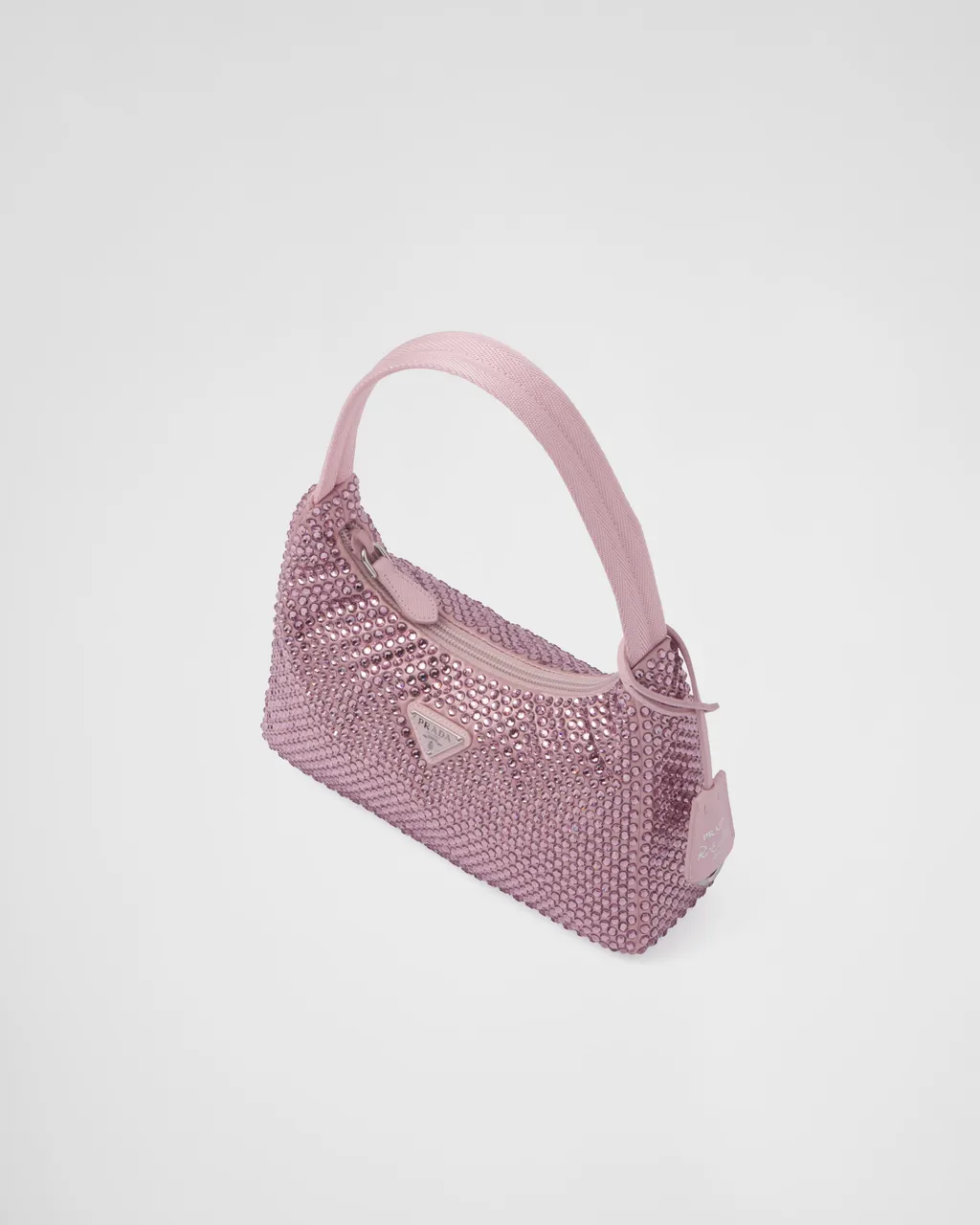 Prada Re-Edition Satin Mini-Bag With Crystals