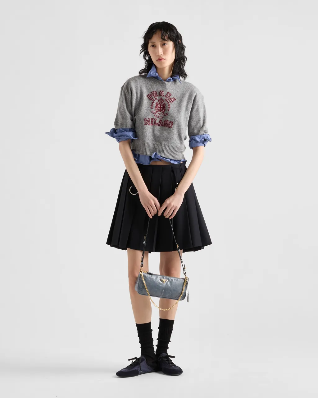 Prada Re-Edition 2002 Medium Leather Shoulder Bag