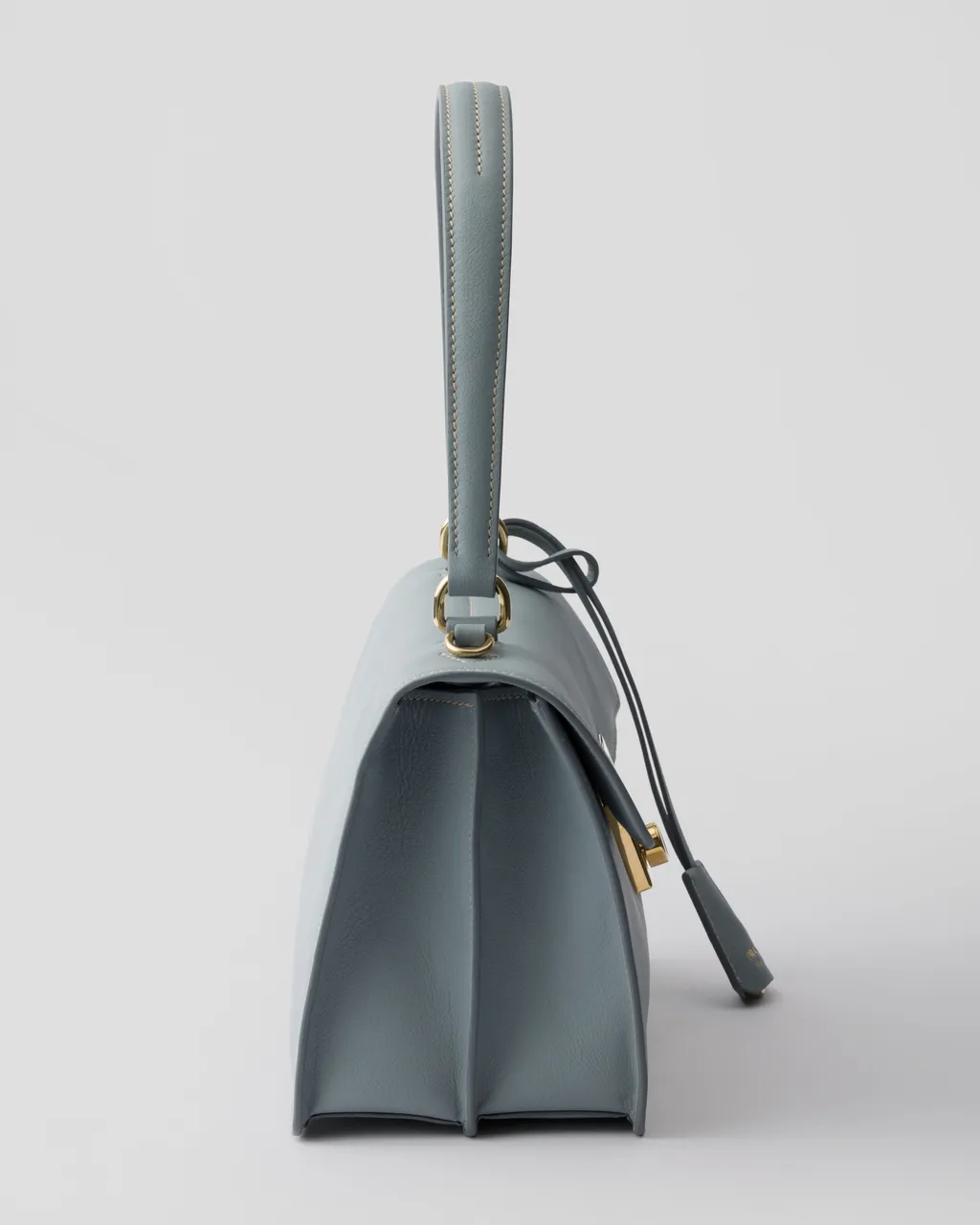 Prada Soft Sound Medium Leather Shoulder Bag