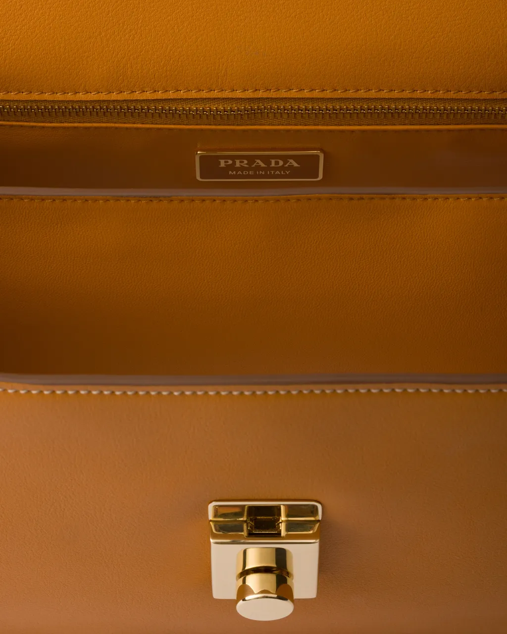 Prada Soft Sound Medium Leather Shoulder Bag