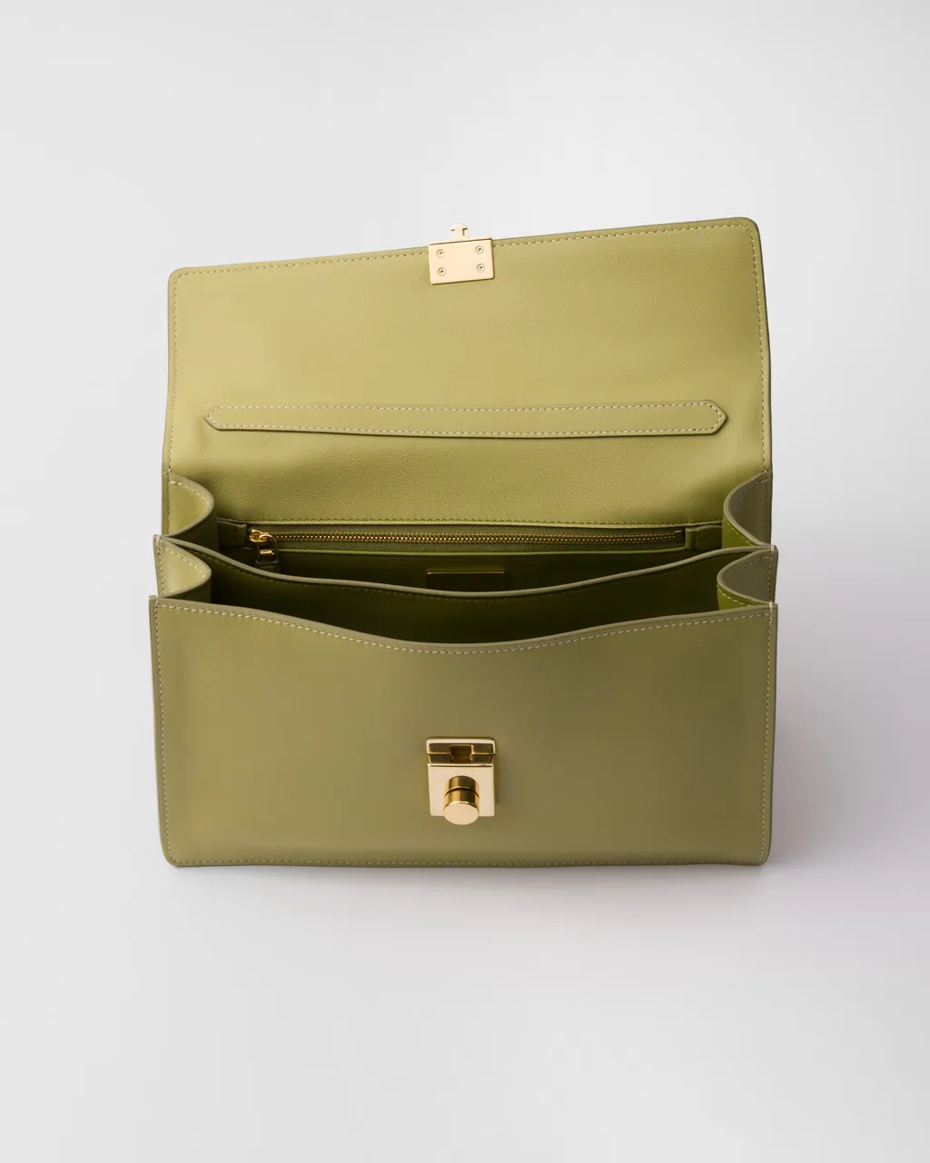 Prada Soft Sound Medium Leather Shoulder Bag