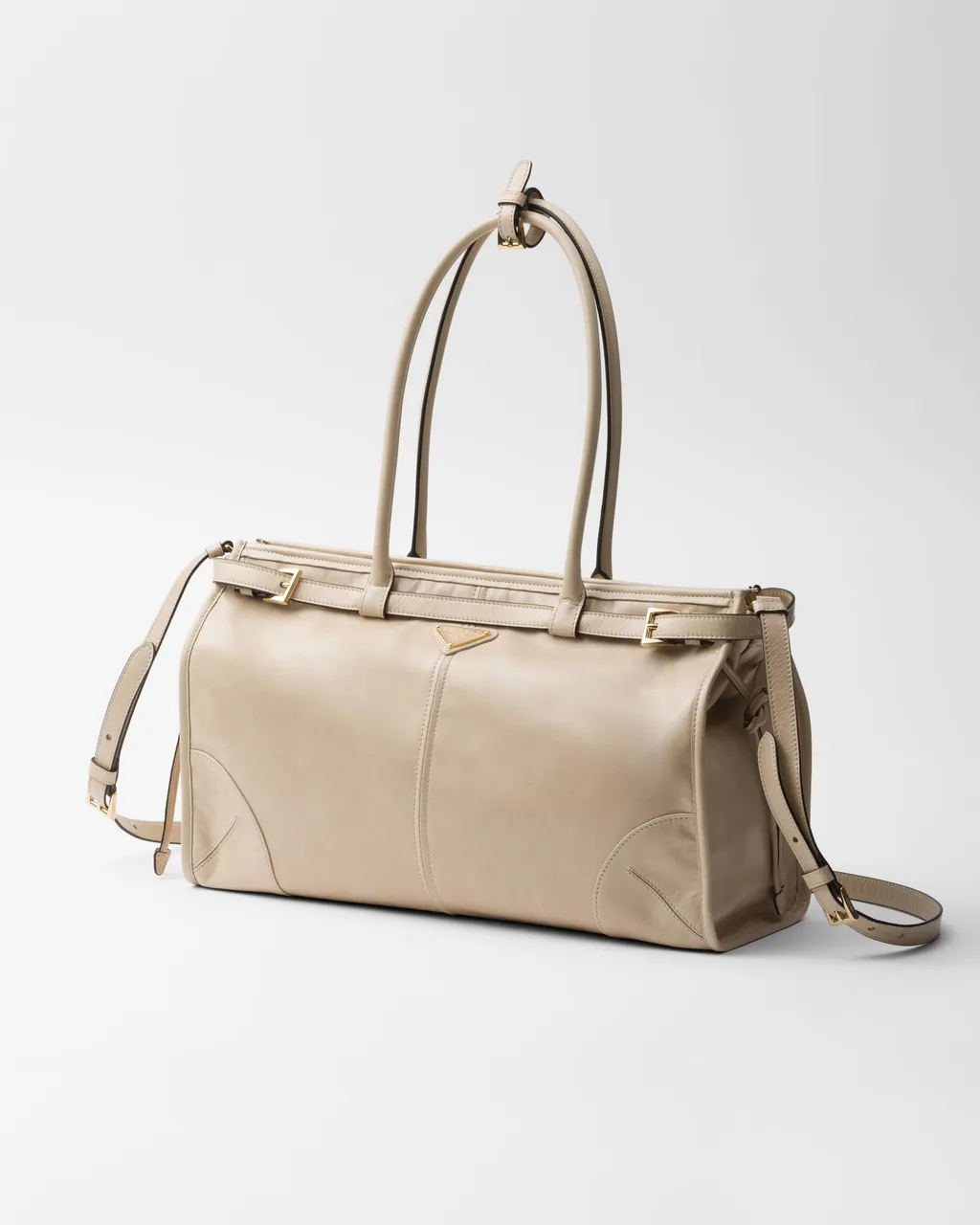 Prada Bonnie Large Leather Handbag