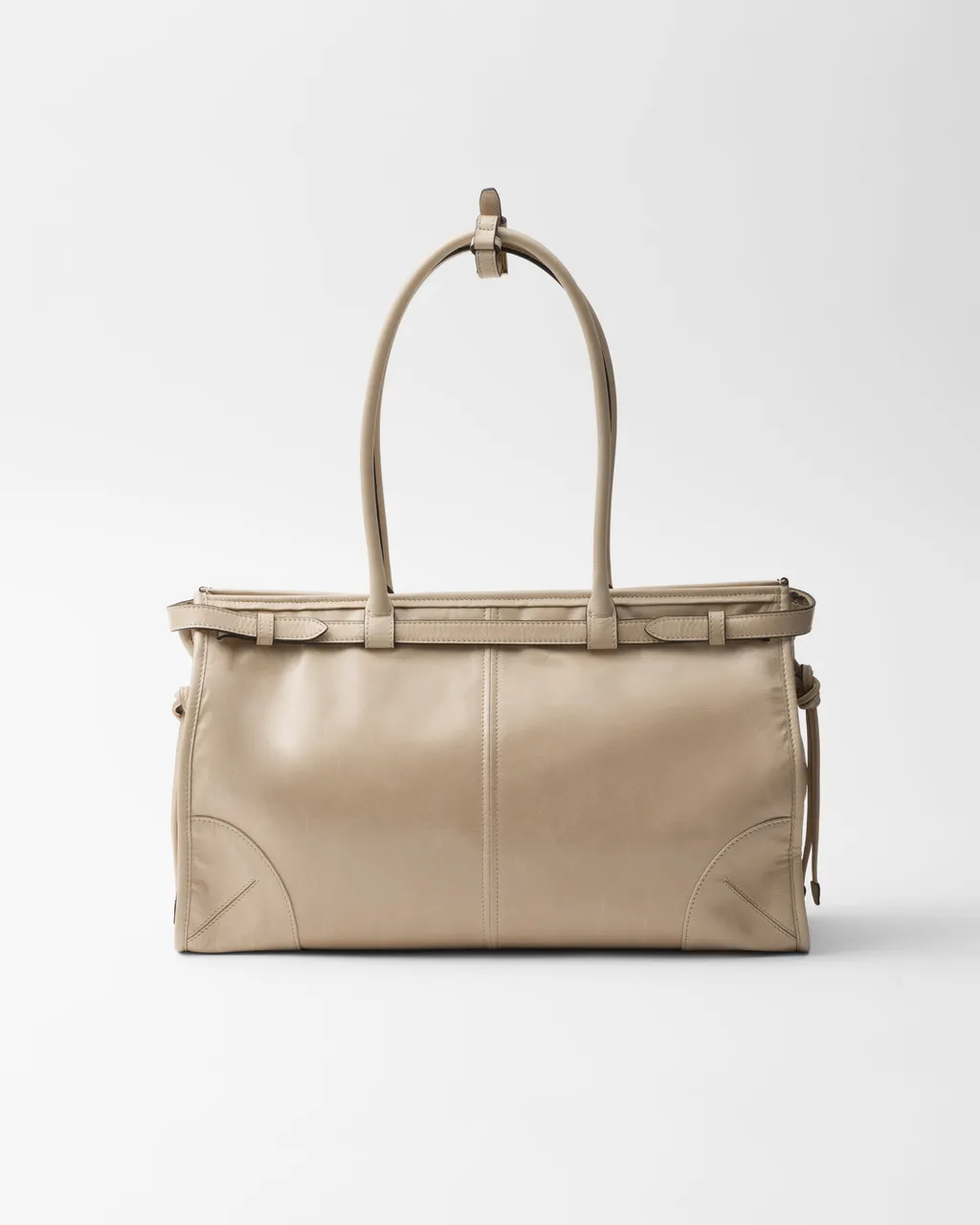 Prada Bonnie Large Leather Handbag