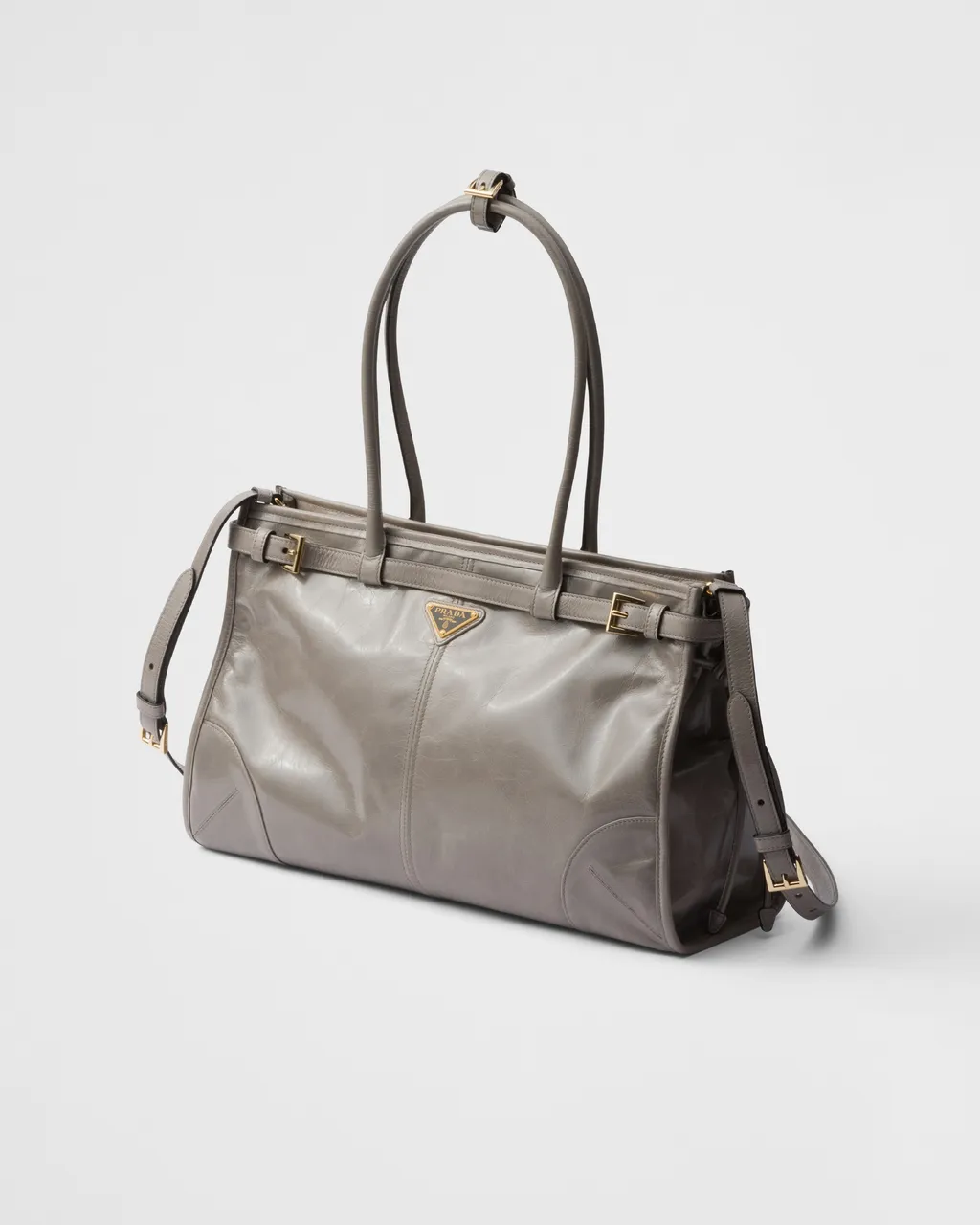 Prada Bonnie Large Leather Handbag